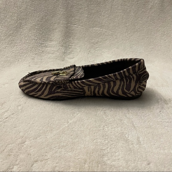 Michael Kors Zoey Zebra Print Loafers - Picture 5 of 8